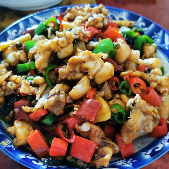 紫苏香辣牛蛙的做法