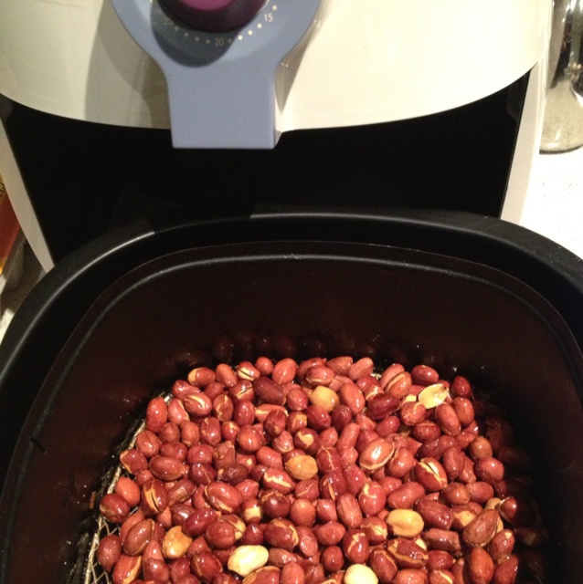 油炸花生米_空气炸锅