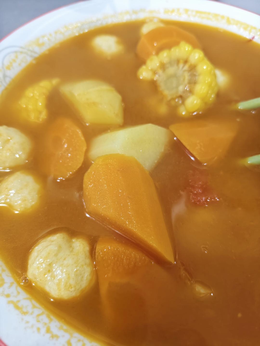 西红柿菌菇豆腐汤