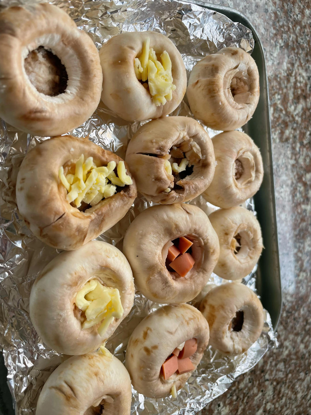 好吃，烤它！烤口蘑