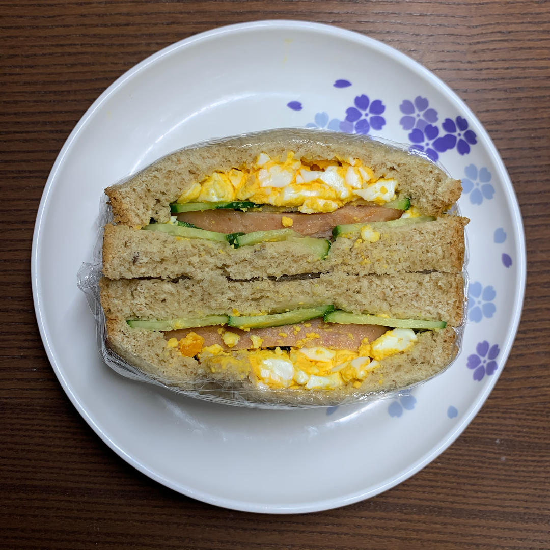 🥪鸡蛋火腿三明治