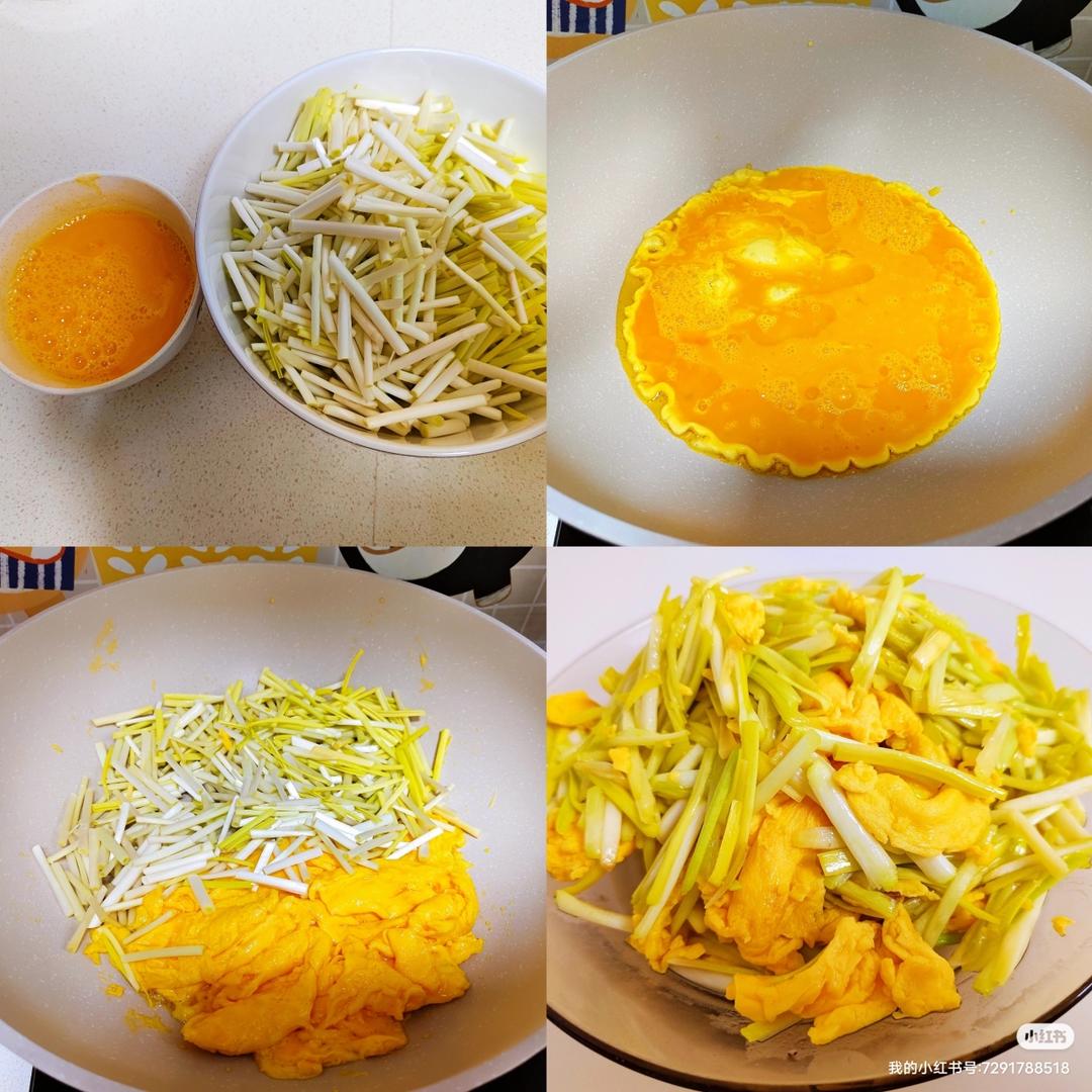 家常简单韭黄炒鸡蛋
