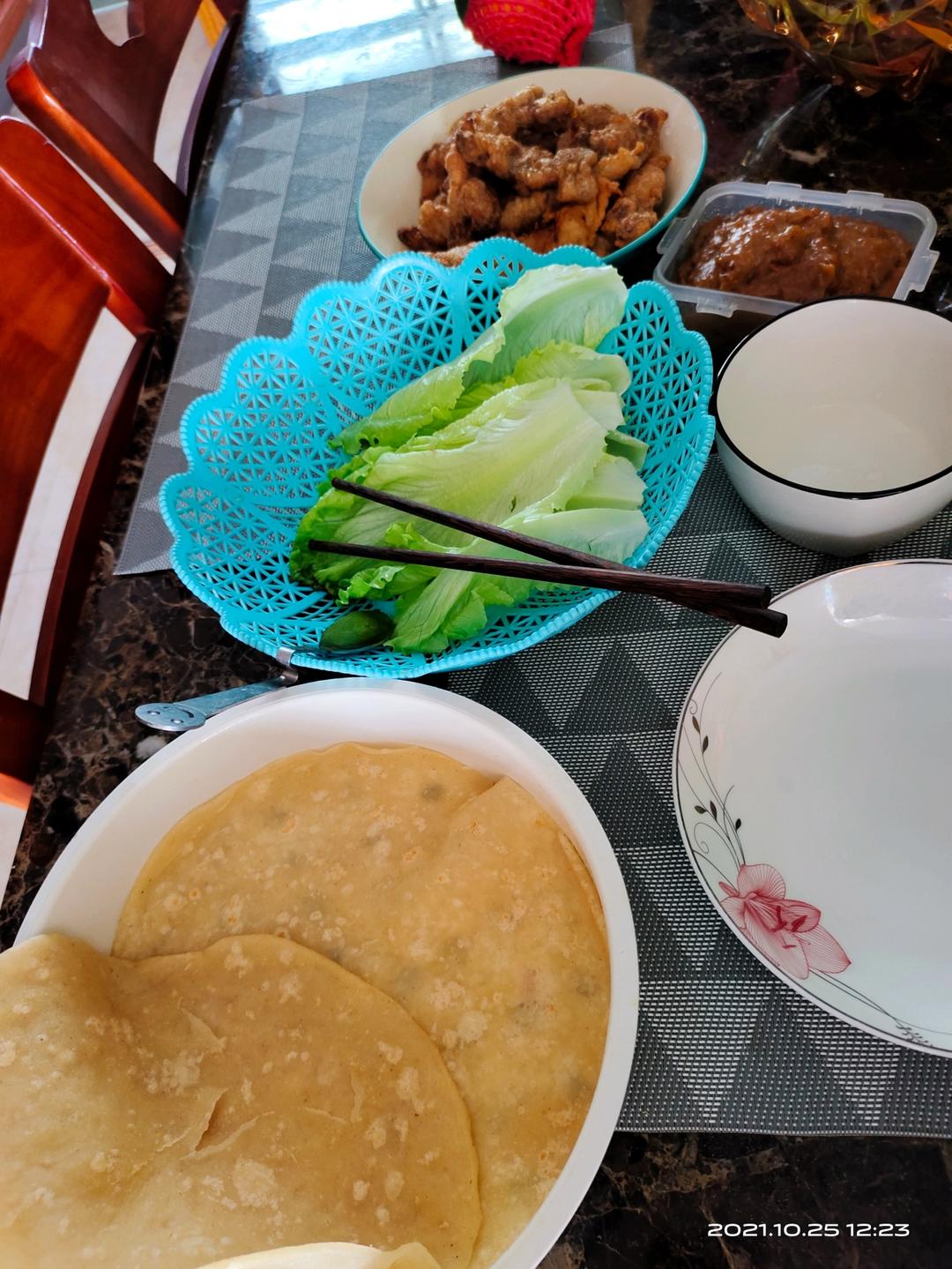 自制老北京鸡肉卷