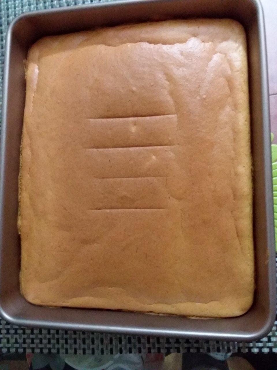 南瓜戚风蛋糕