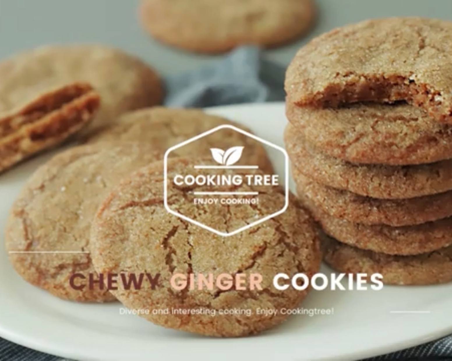 <Chewy Ginger Cookies 软姜饼> | Cooking Tree