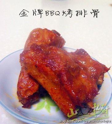 金牌BBQ烤排骨的做法