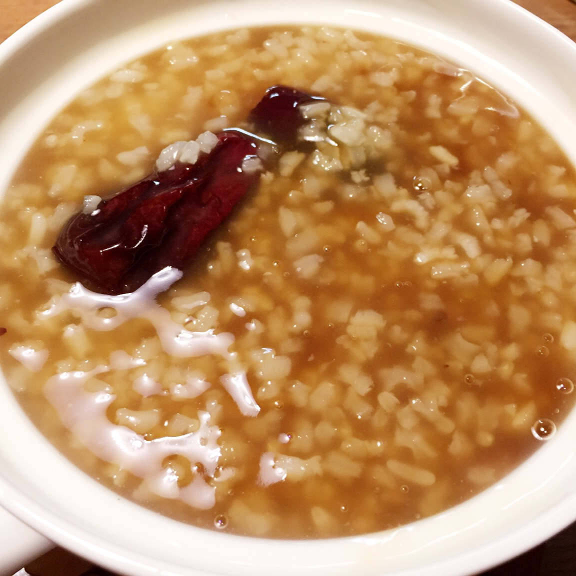 hudier做的红糖糯米红枣粥