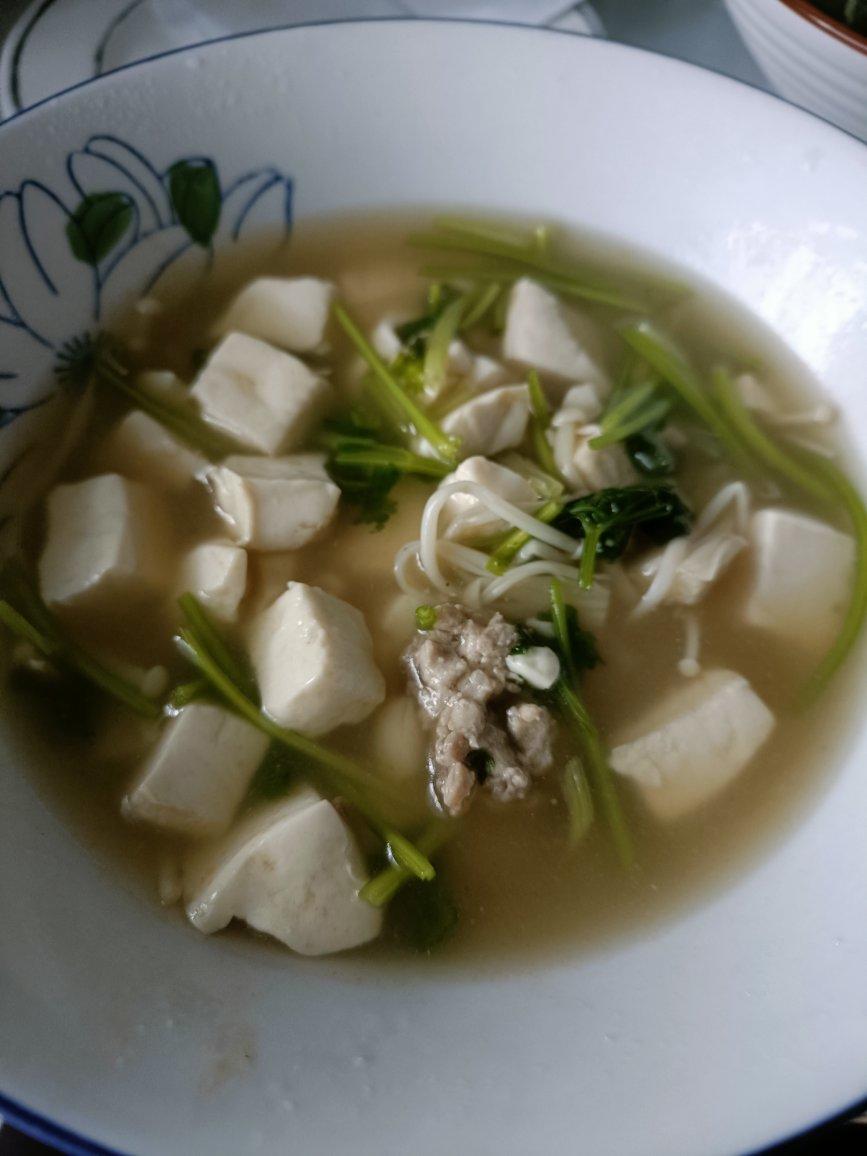 豆腐肉丝汤