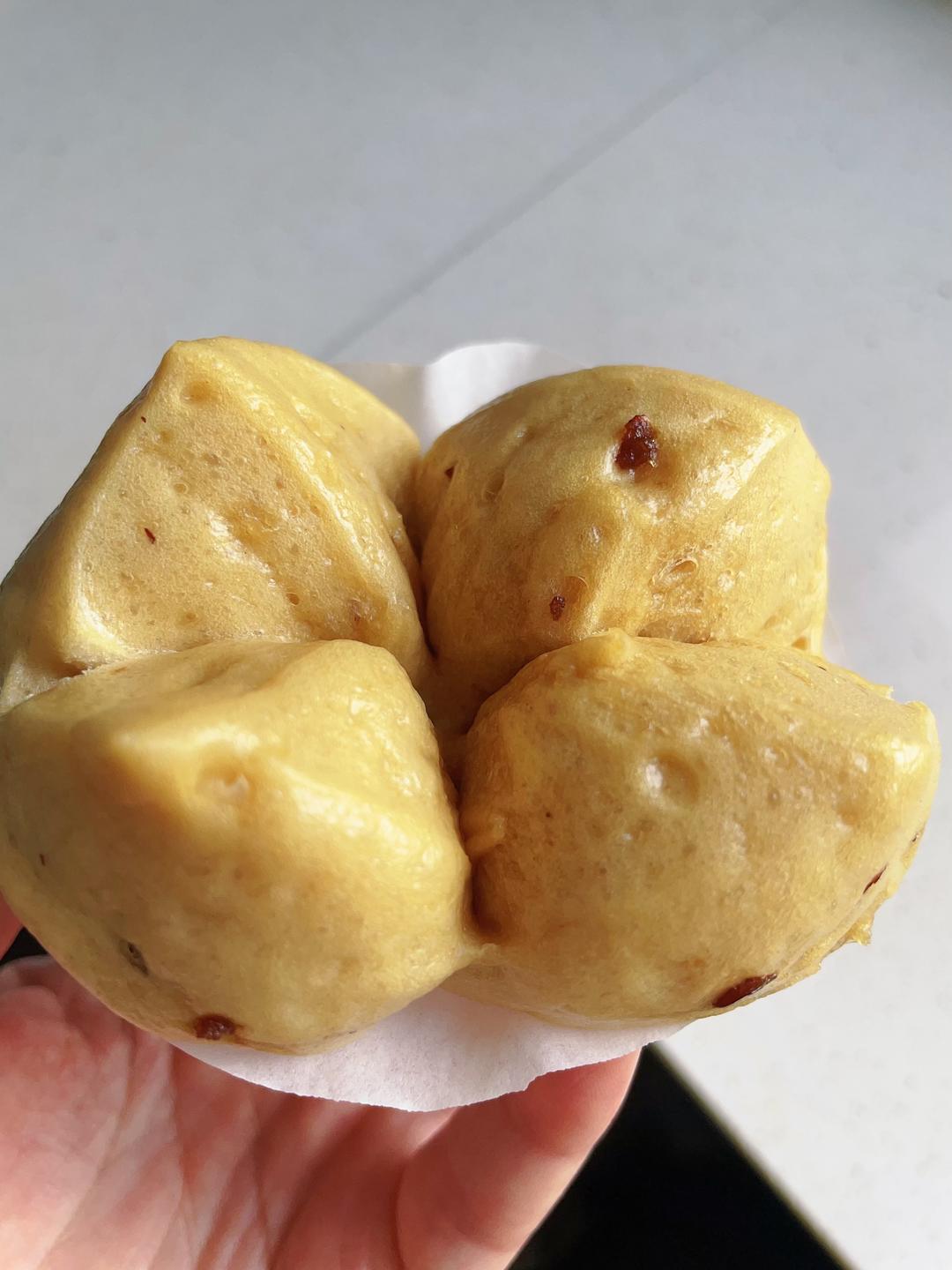 红糖红枣开花馒头❗️一次发酵超快手