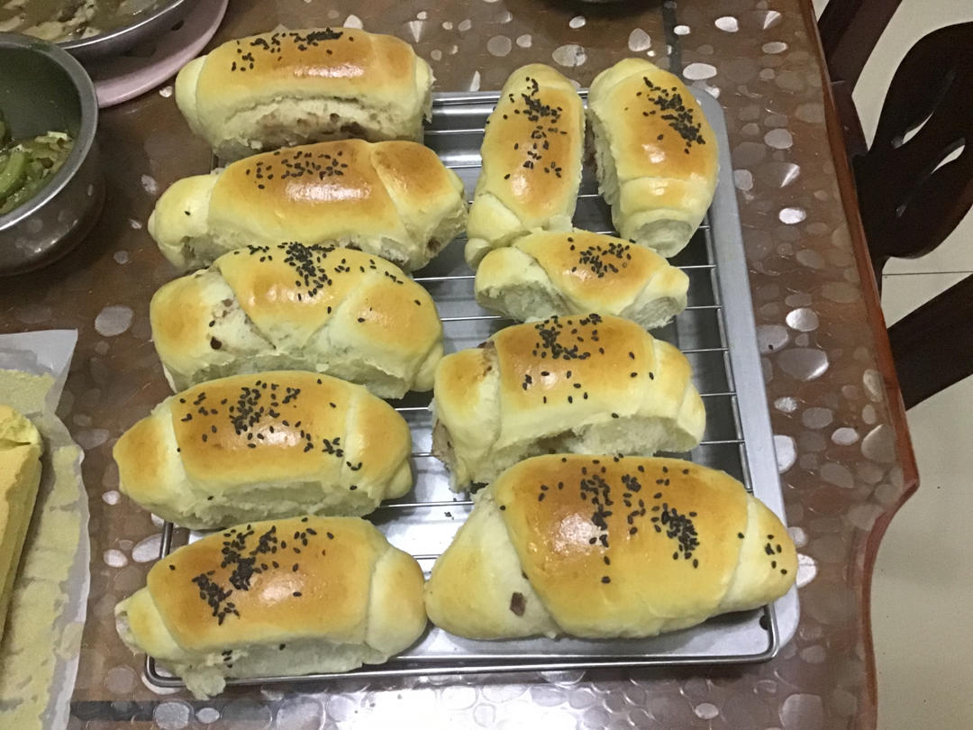 隔夜也柔软的牛角包🥐