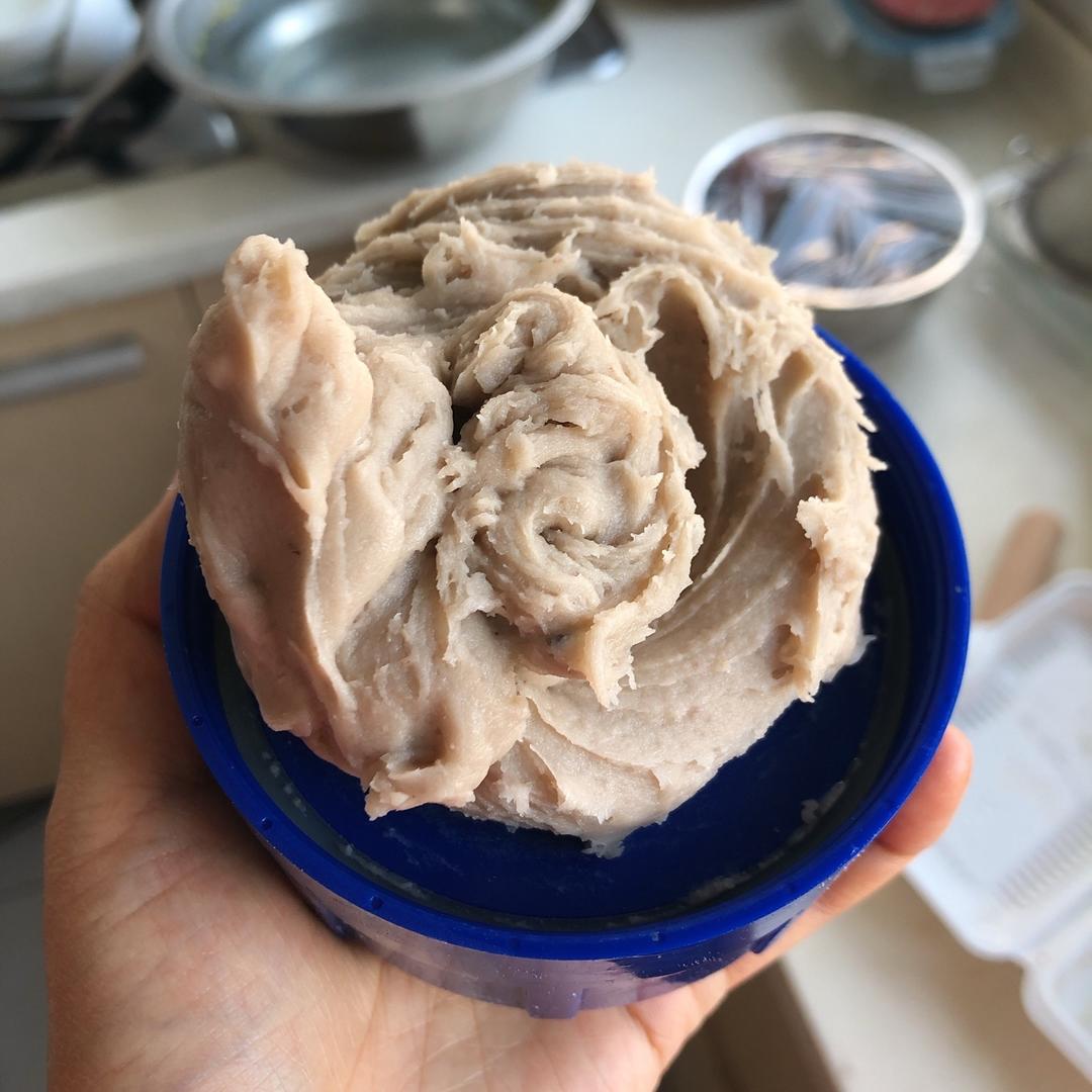 懒汉免炒芋泥馅