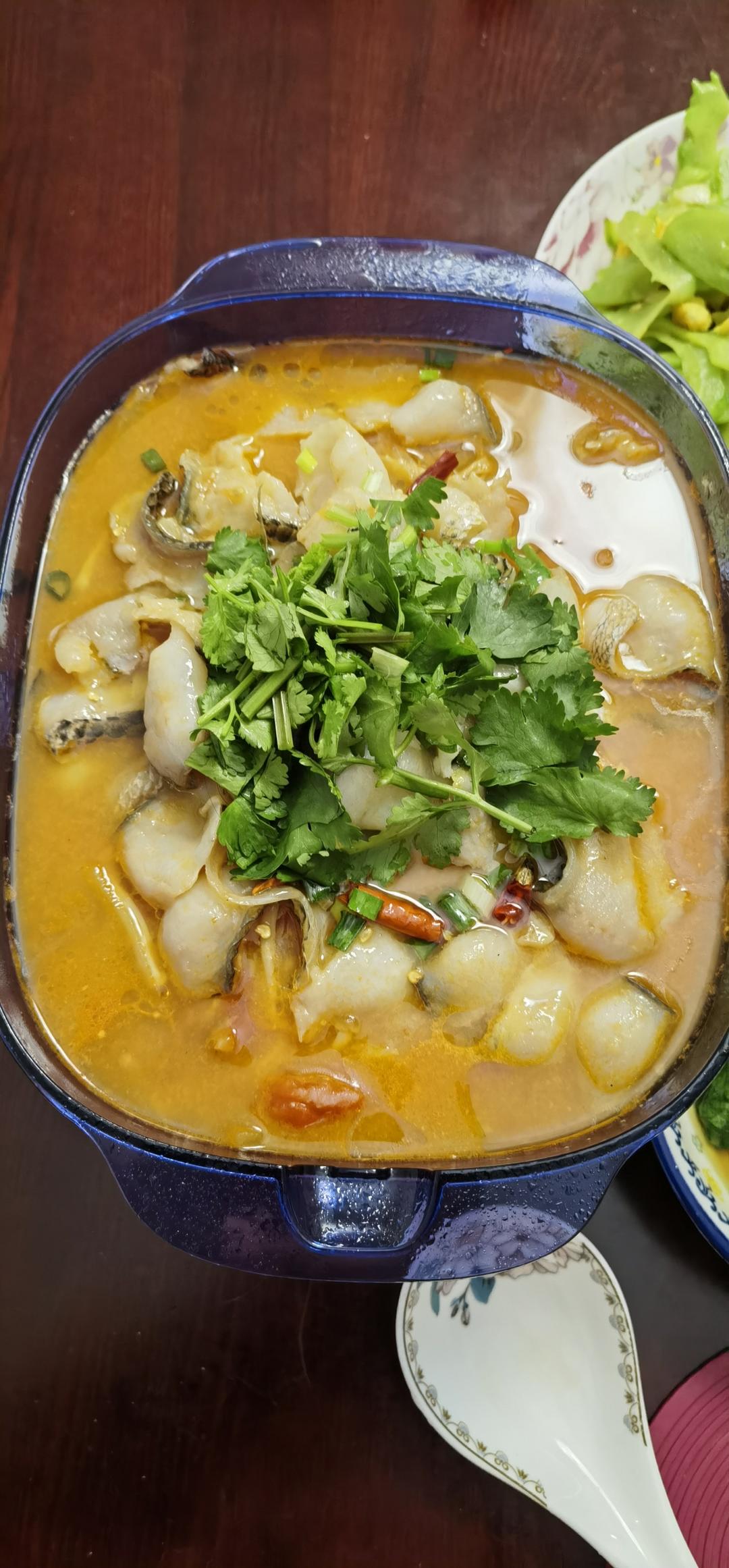 番茄酸汤乌鱼片