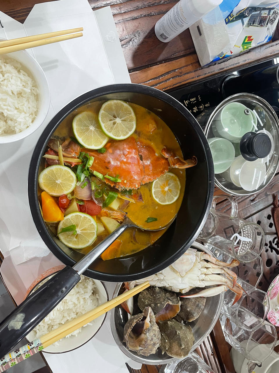 被夸爆的冬阴功汤【泰国学厨】超级好操作！