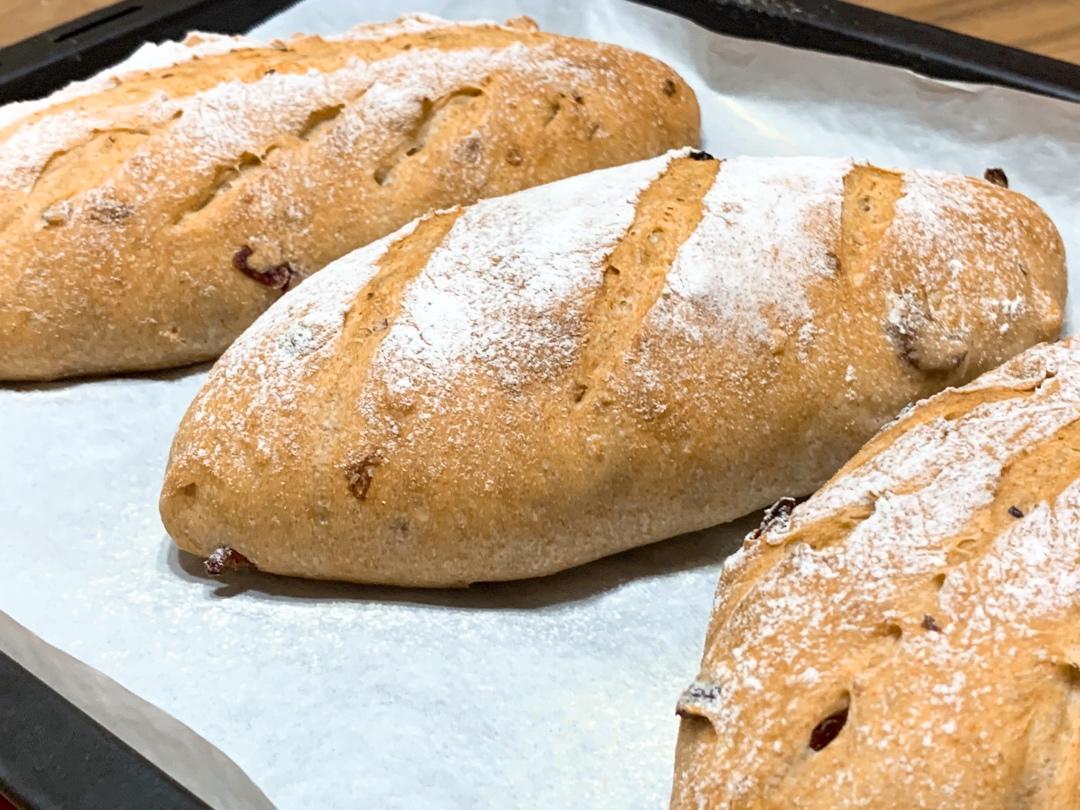 健康全麦果干面包（小美版）