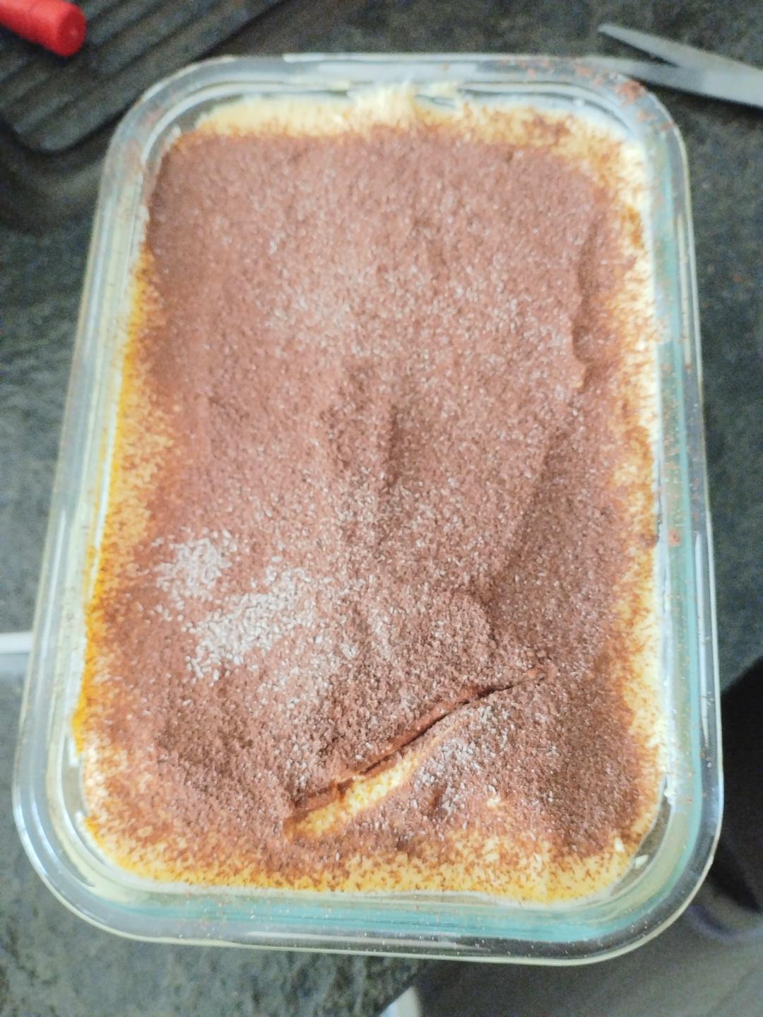 在欧洲学会的经典版提拉米苏