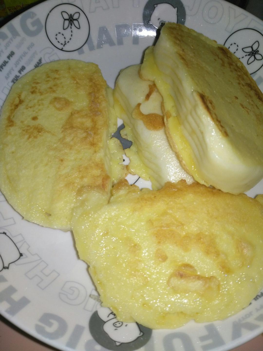 早餐鸡蛋馒头片