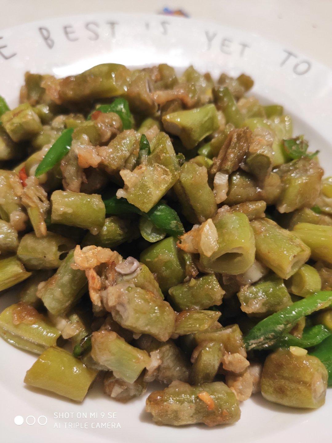 好吃的蒸豆角