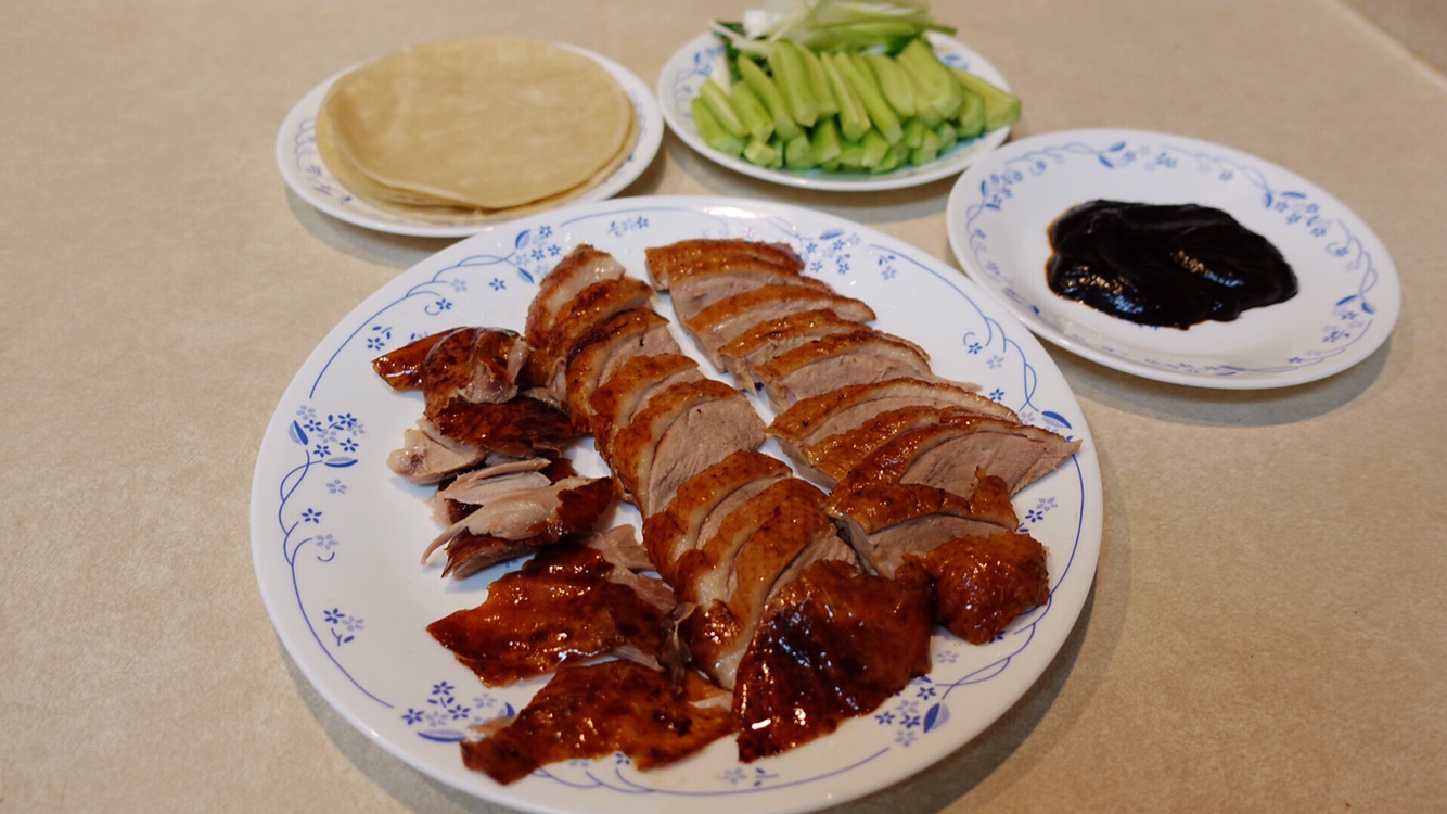 电烤箱版-北京烤鸭的做法 步骤9