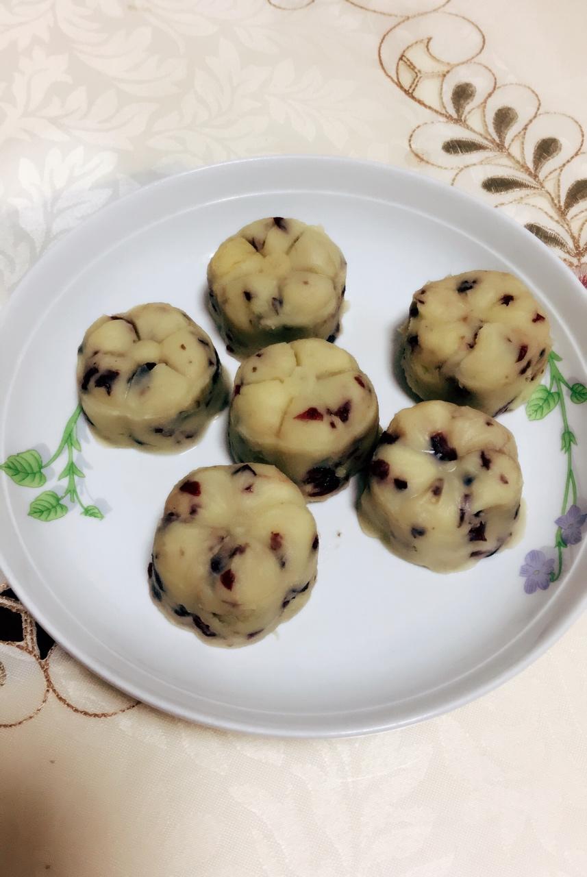 蔓越莓绿豆糕