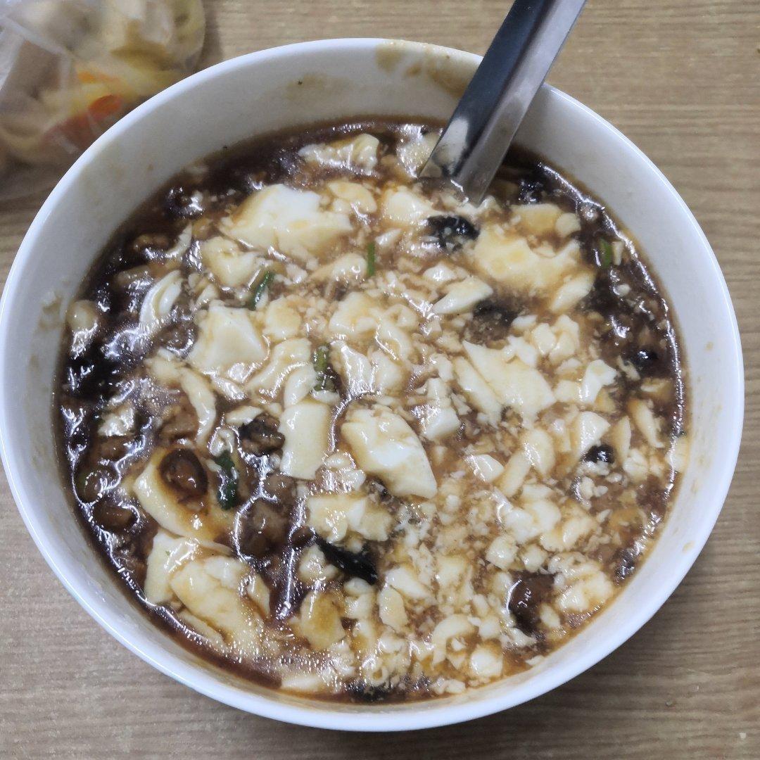 弄假成真爱做饭做的鲜香卤汁豆腐脑