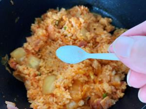 一人食✅治愈系的汉拿山炒饭 剩米饭的春天的做法 步骤4