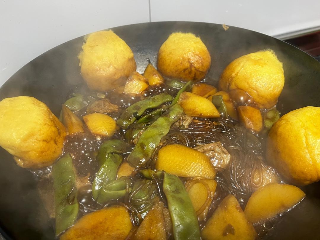 乱炖贴饼子的做法