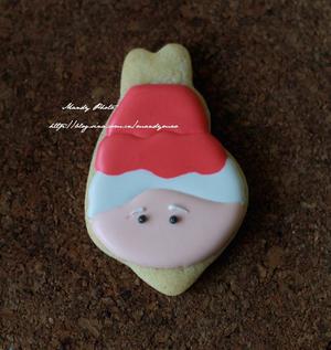 #2014圣诞节#圣诞糖霜饼干-圣诞老奶奶的做法 步骤6
