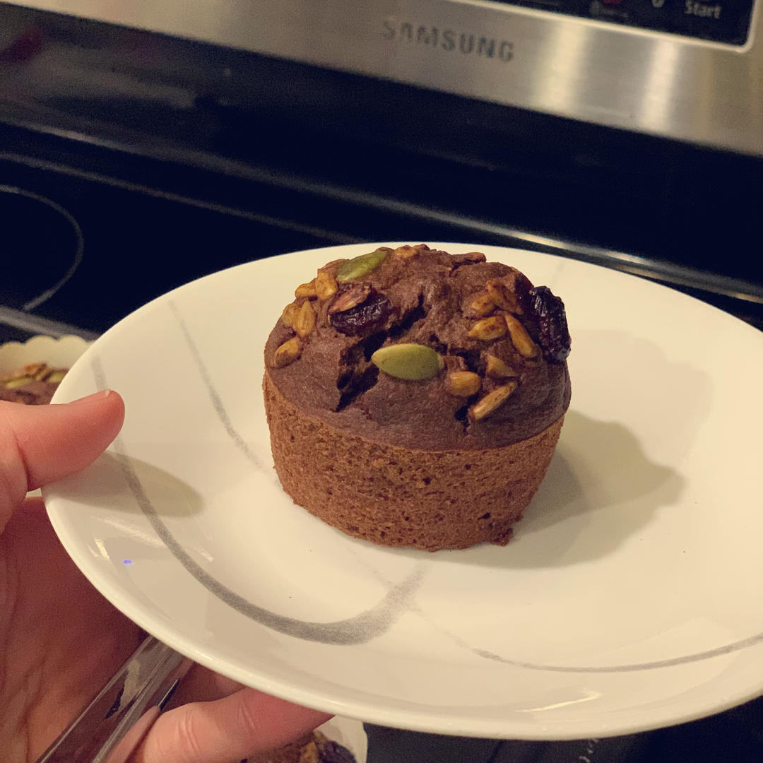 香蕉可可/抹茶快手布朗尼 低卡高纤甜品