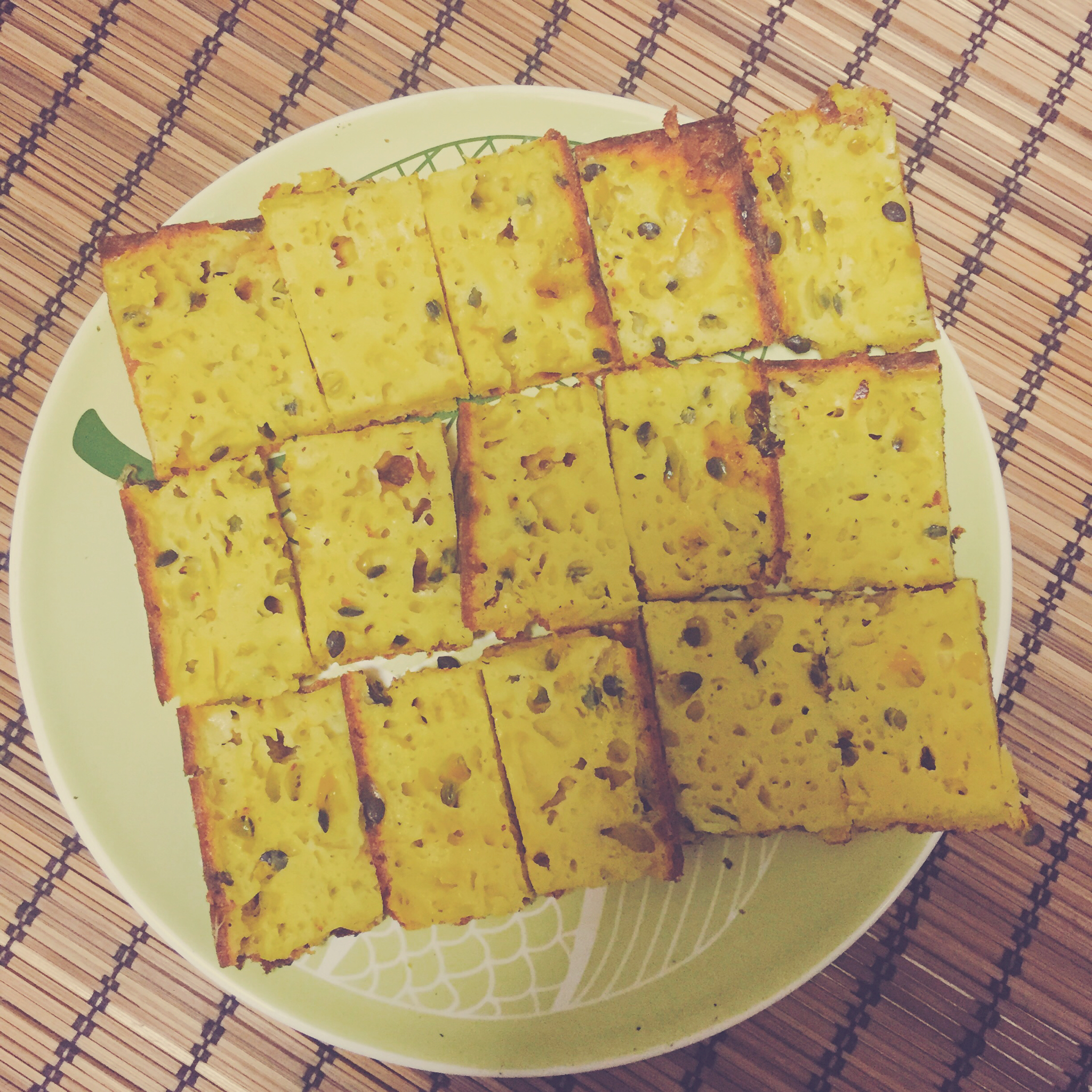 轻盈百香果磅蛋糕