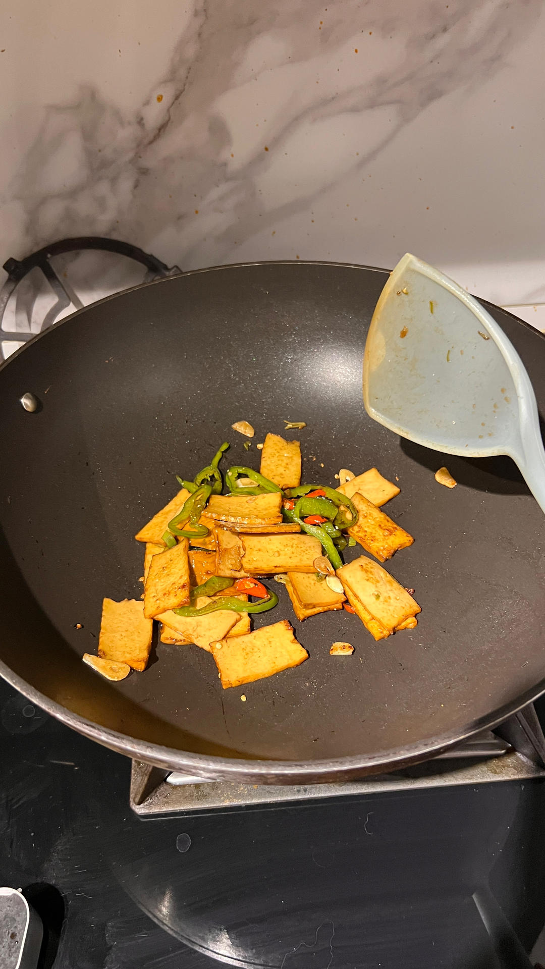 青椒炒豆干