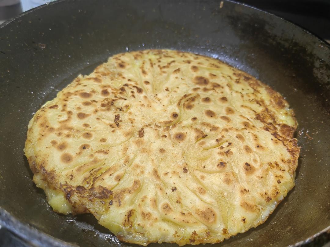 爆浆芝士榴莲饼