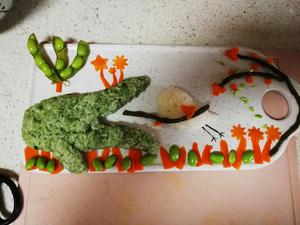 Diy儿童创意餐:不爱刷牙的鳄鱼便当的做法 步骤6