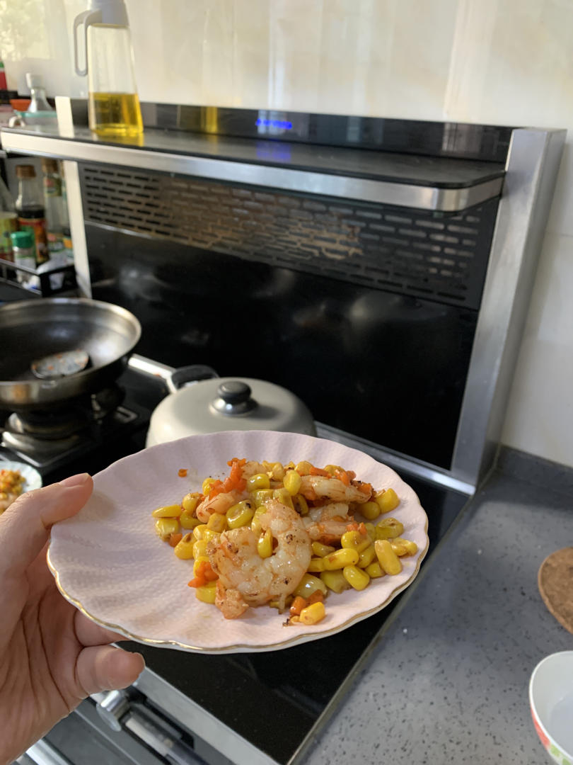 时蔬玉米虾仁