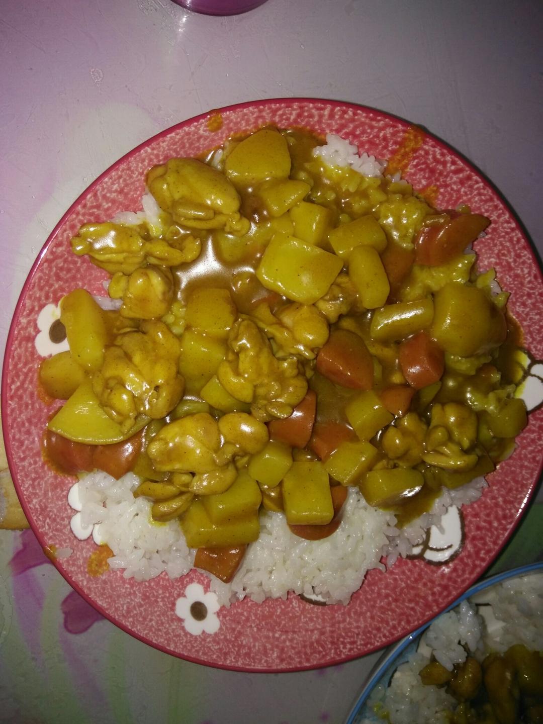 咖喱鸡饭