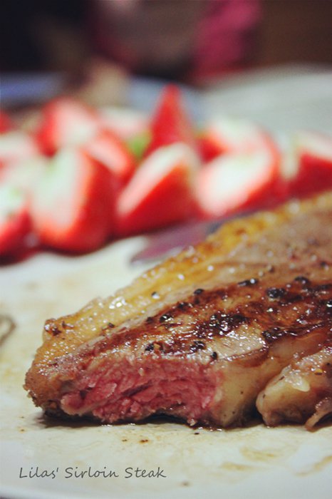 炉火上来烤牛排