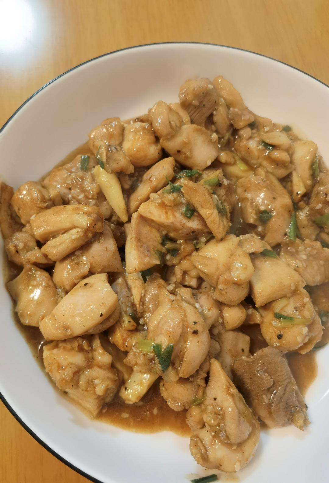 孜然蒜香鸡胸肉