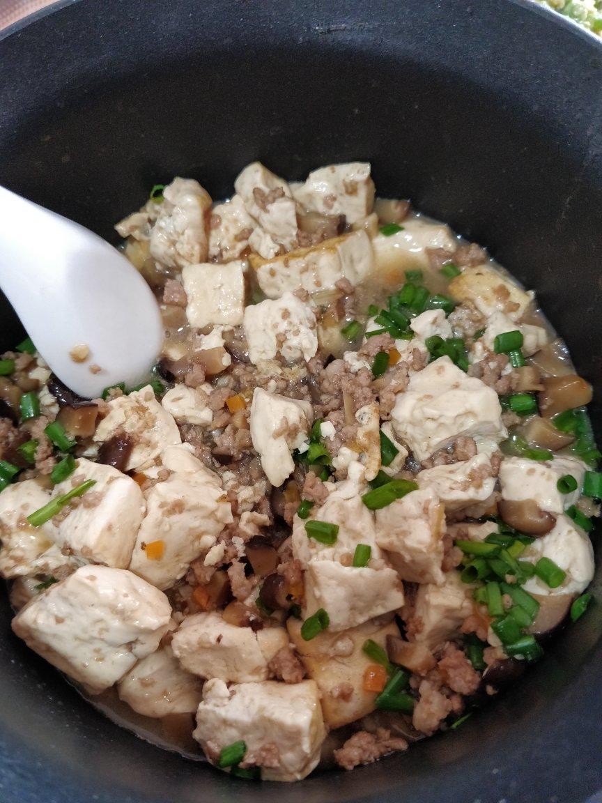 超级下饭的香菇肉沫豆腐