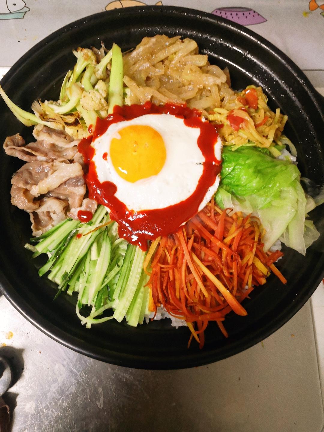 🔥日式石锅拌饭（平锅版.料理店快手、美味的秘诀.烧肉汁配方.好吃到泪奔😂）