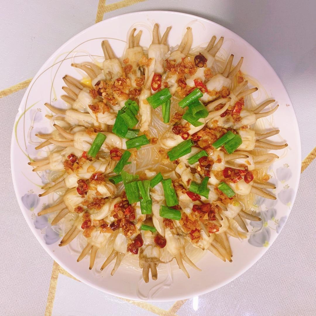 蒜蓉剁椒蛏子蒸粉丝