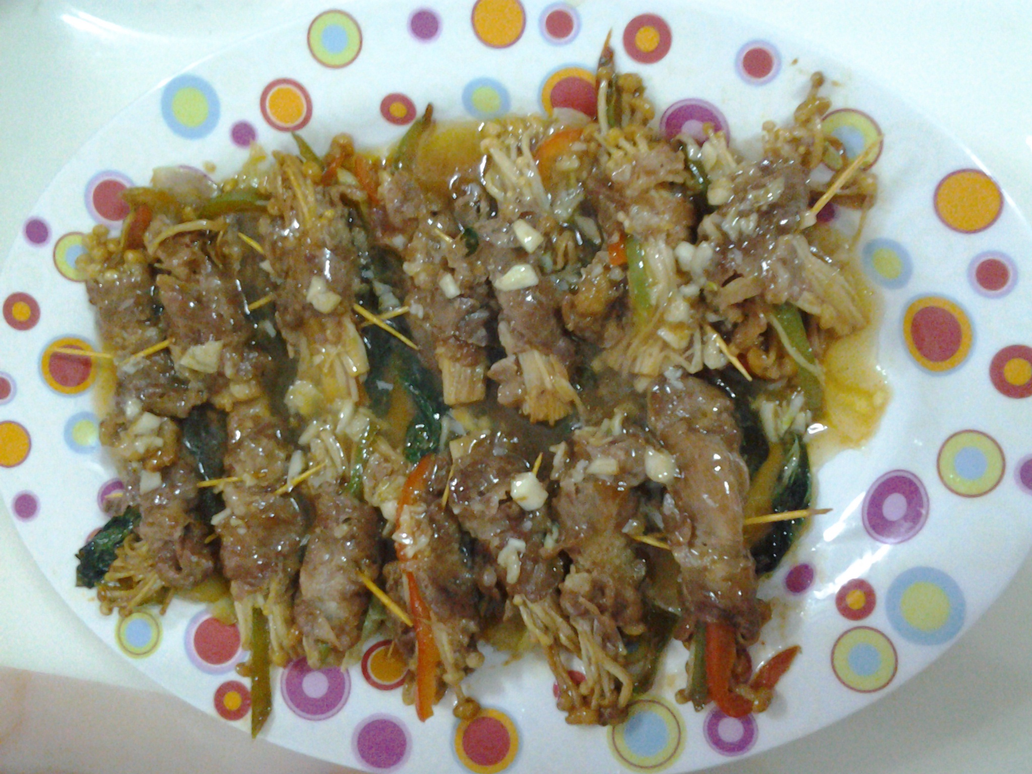 金针菇肥牛卷