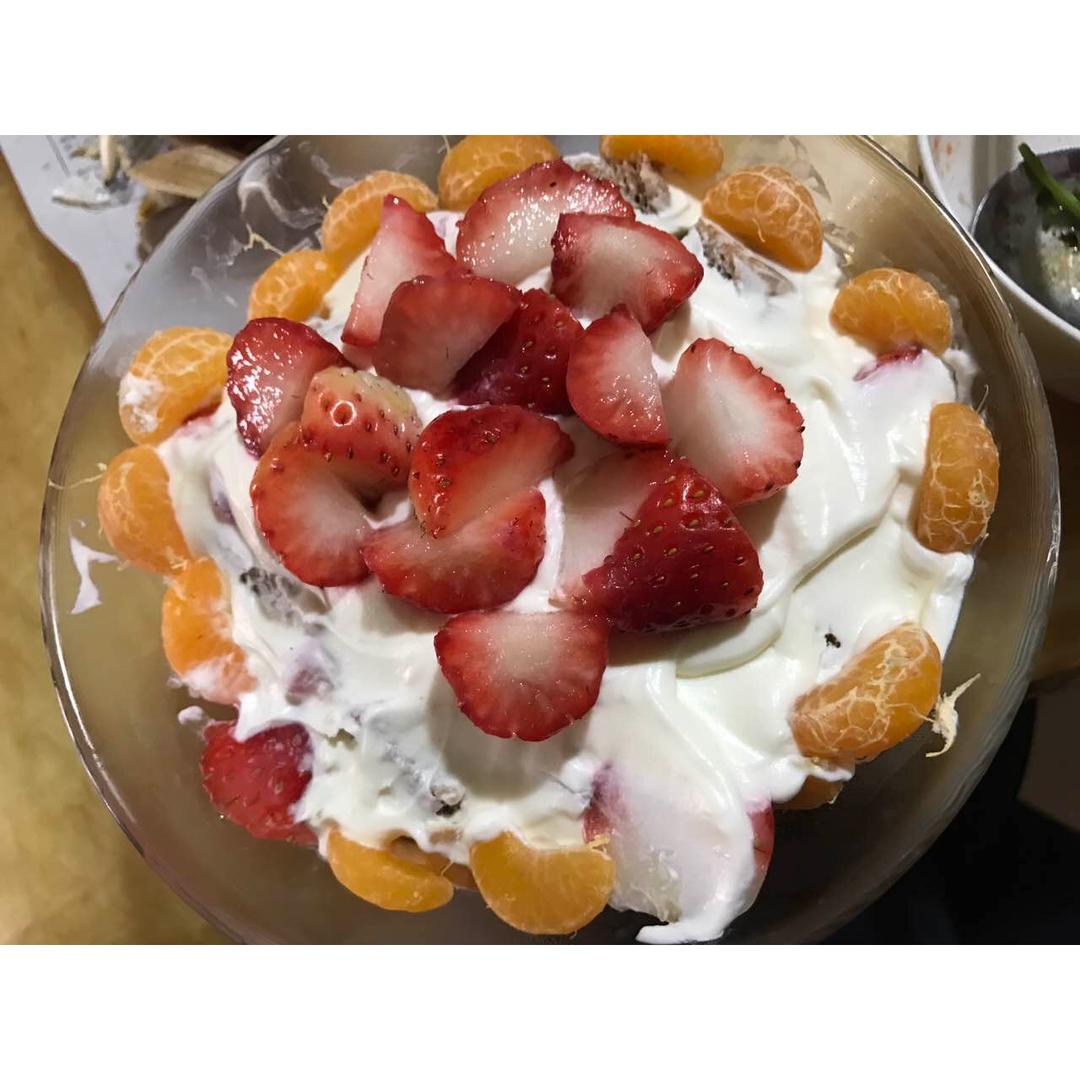 简单快手的便当饭盒水果盒子蛋糕