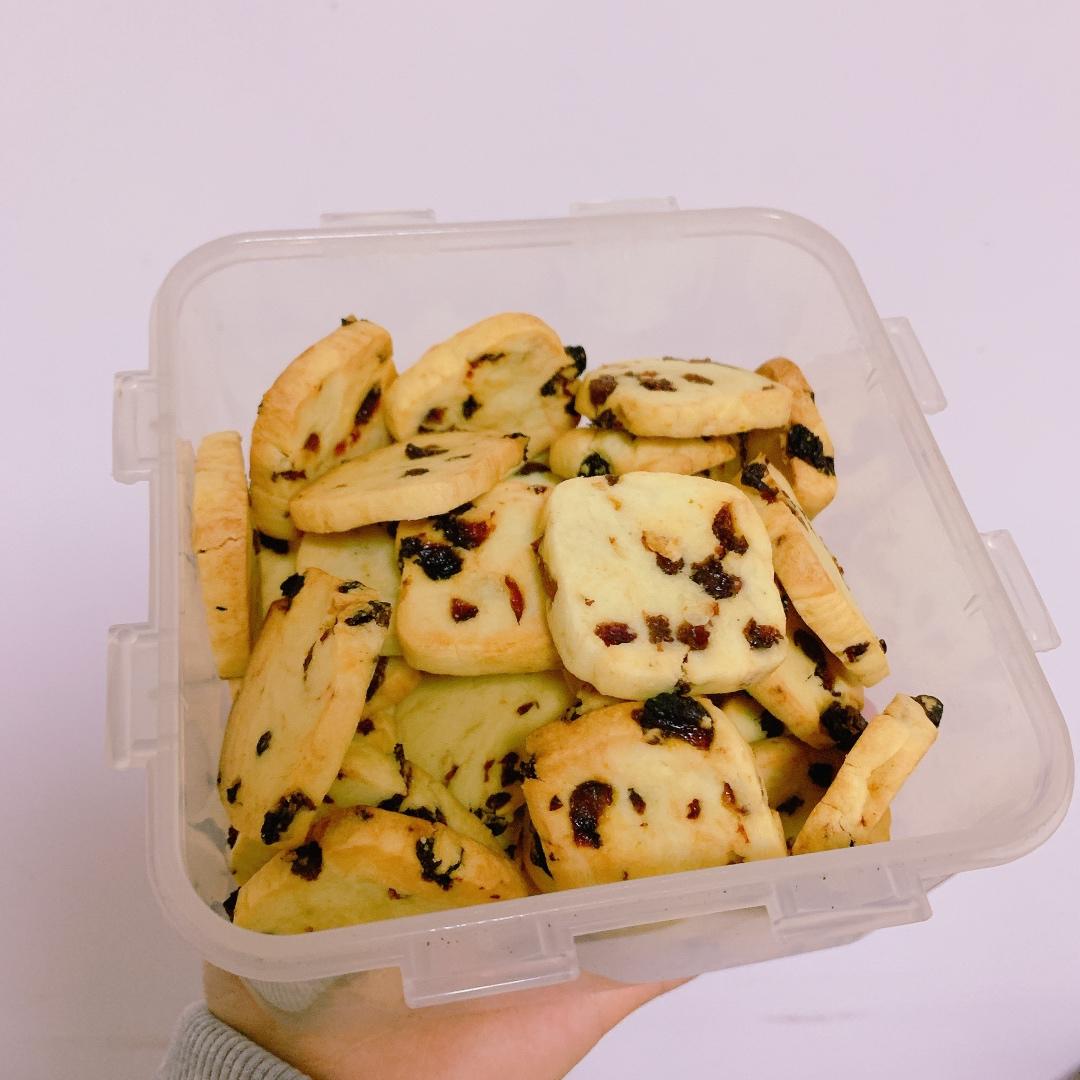 低糖少油版蔓越莓饼干