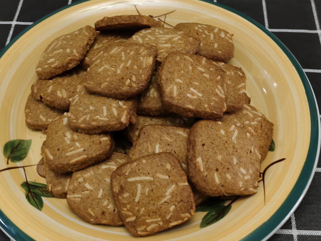 咖啡杏仁饼干