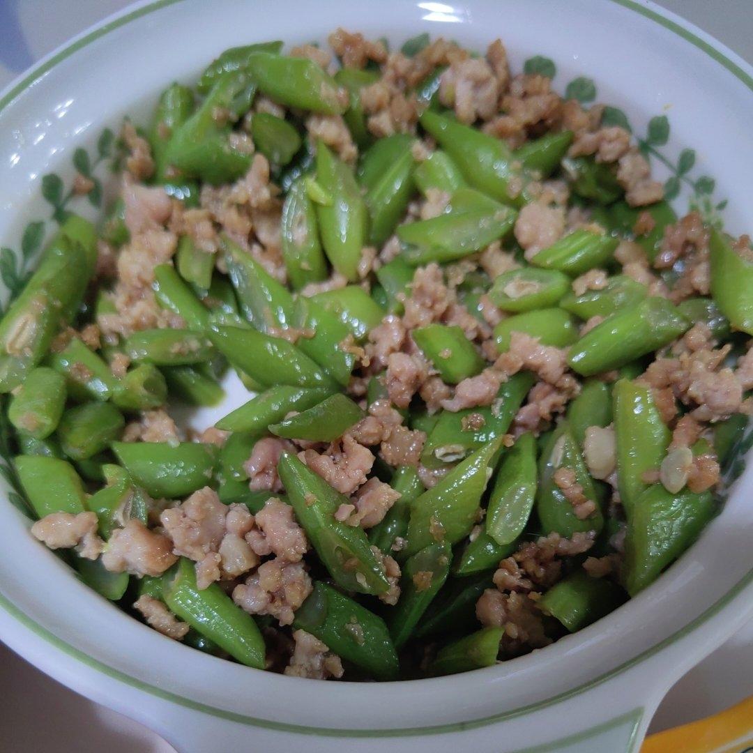 超下饭的四季豆炒肉末