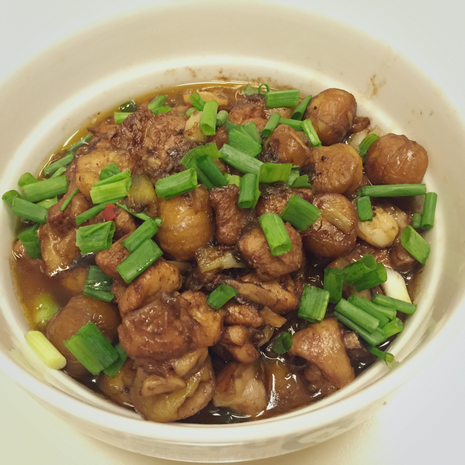 板栗烧鸡
