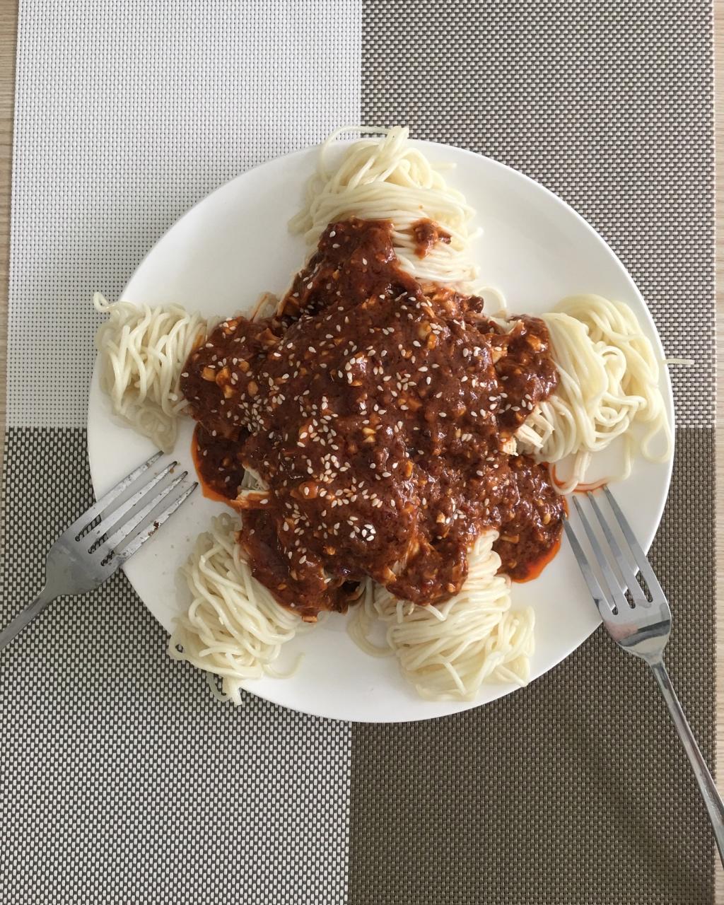 鸡丝凉面