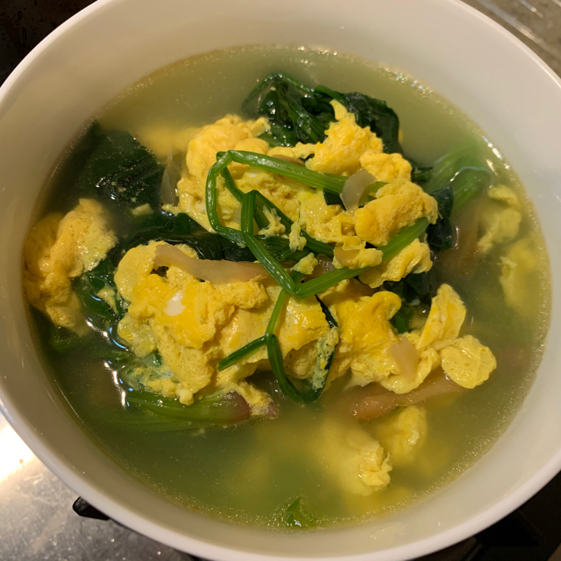 菠菜鸡蛋汤