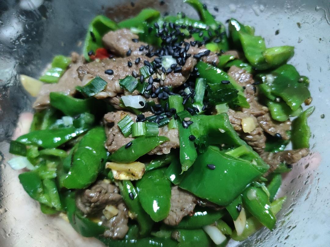 青椒炒牛肩