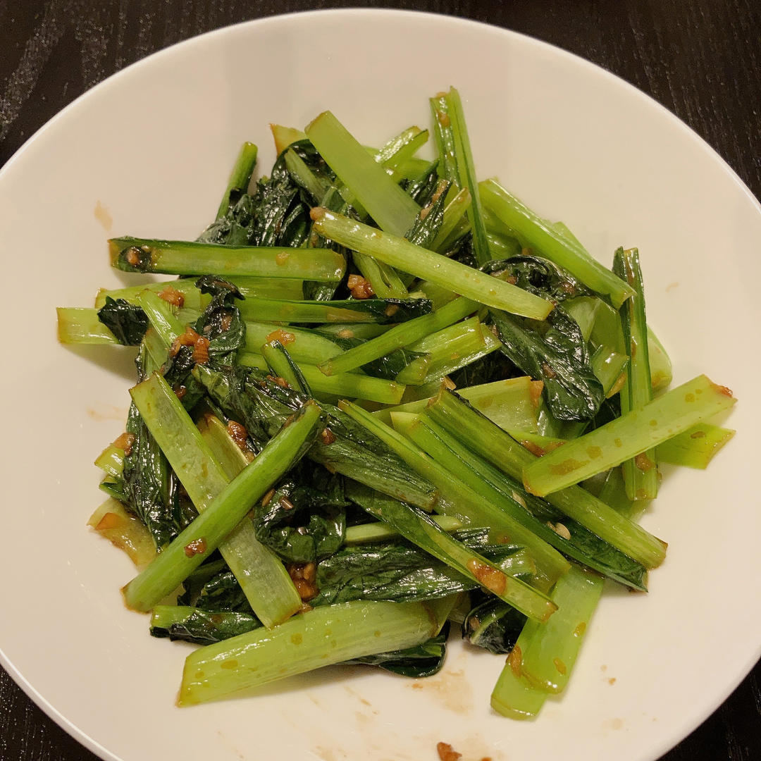 清炒小白菜 简单好吃