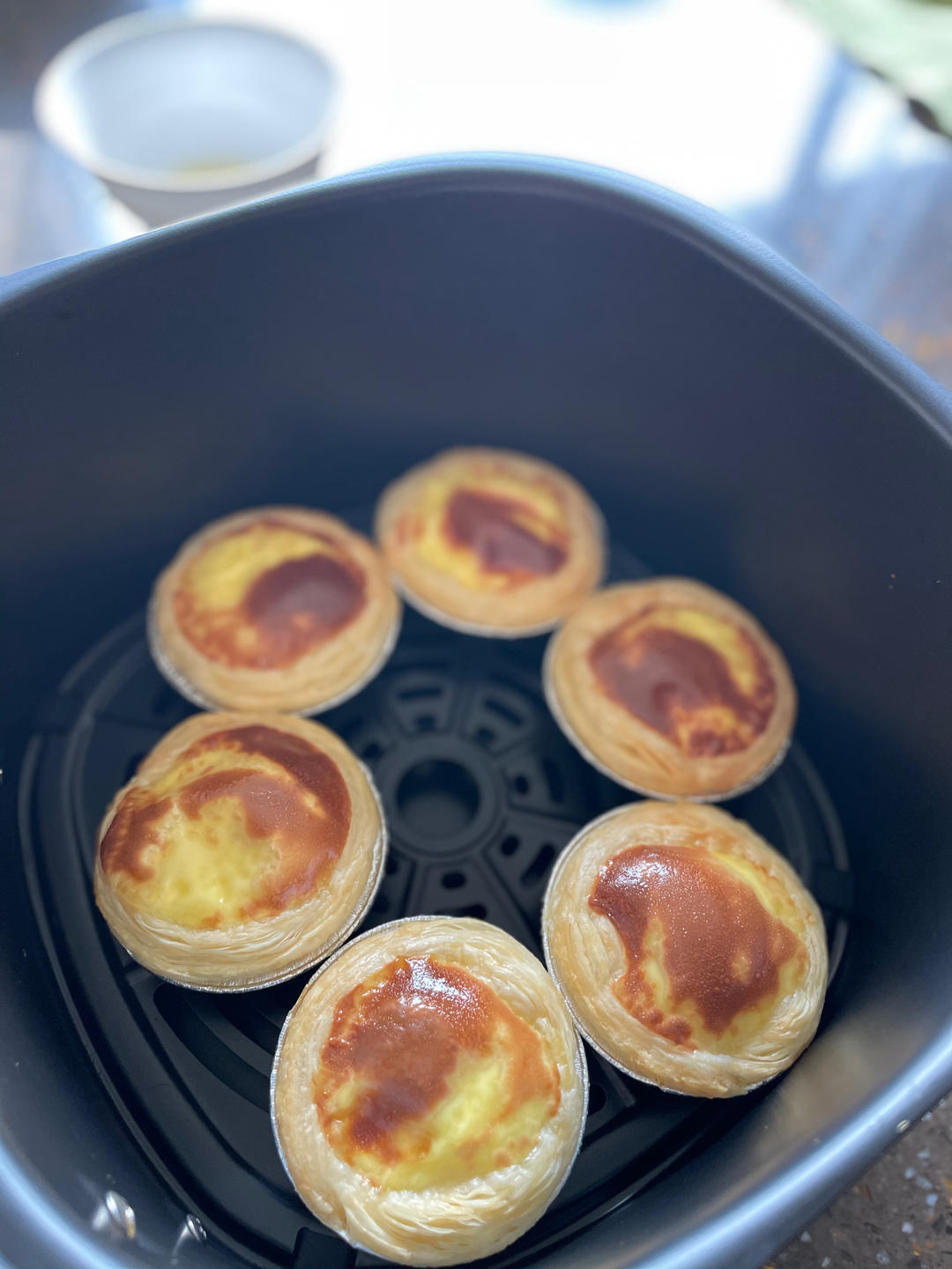 空气炸锅版全蛋葡式蛋挞『秒杀KFC』悠伴空气炸锅